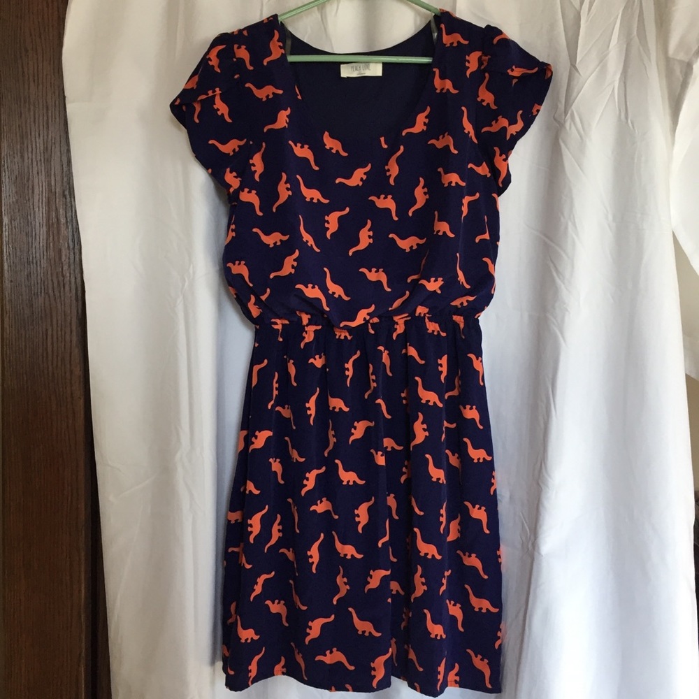 Oh my gosh A-line dress in Dinos